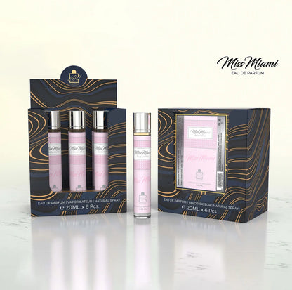 EMPER Miss Miami Eau De Parfum 5x 20ml Plus 1 Free Tester