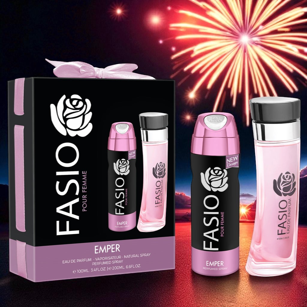 EMPER FASIO Pour Femme Gift Set – 100ML + Free Deodorant