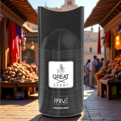 PRIVE GREAT EVENT Perfume Deodorant 250ML – 6 Pack