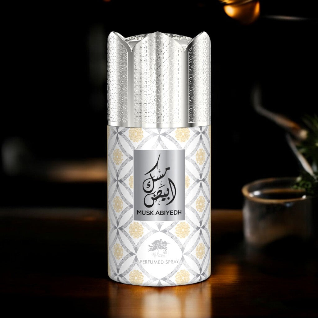 AL FARES Musk Abiyedh Perfume Deodorant 250ml