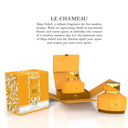 LE CHAMEAU Haya Soleil (Pour Femme)  100ML Eau De Parfum