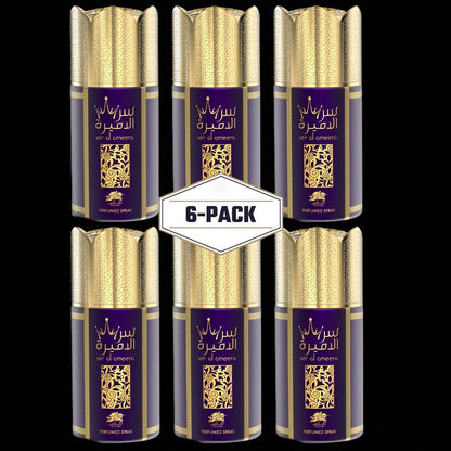 AL FARES Ser Al Ameera Perfume Deodorant 250ml 6x PACK