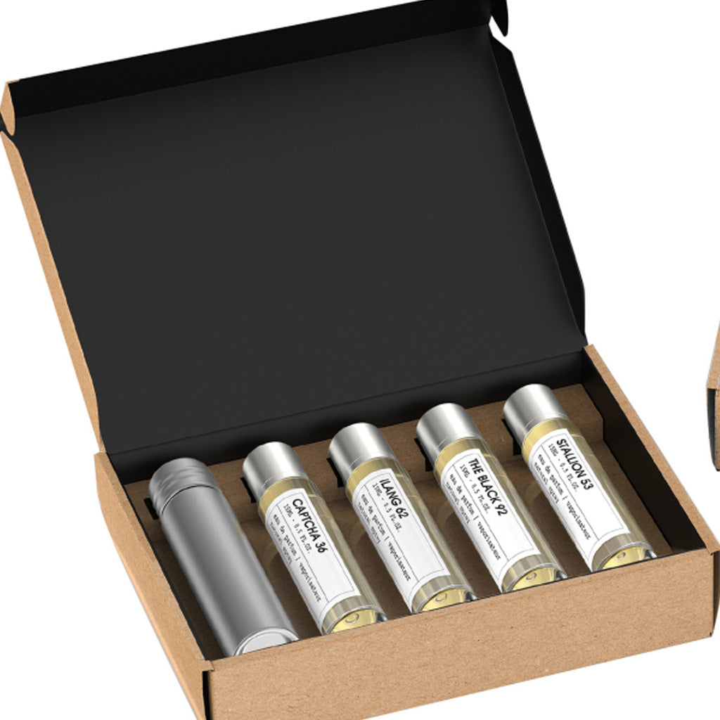 EMPER TRAVEL SET  for Men  Luxury Handcrafted Fragrance Kit (4 x 15ml EDP)