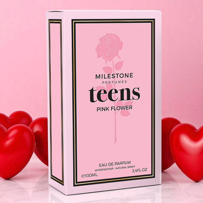 MILESTONE Teens Pink Flower (Pour Femme) 100ML EDP
