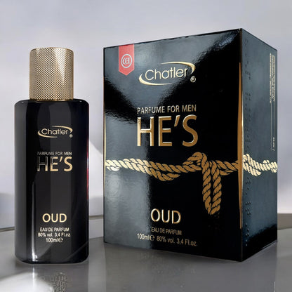 CHATLER HE'S OUD 100ML Eau De Parfum (UNISEX)