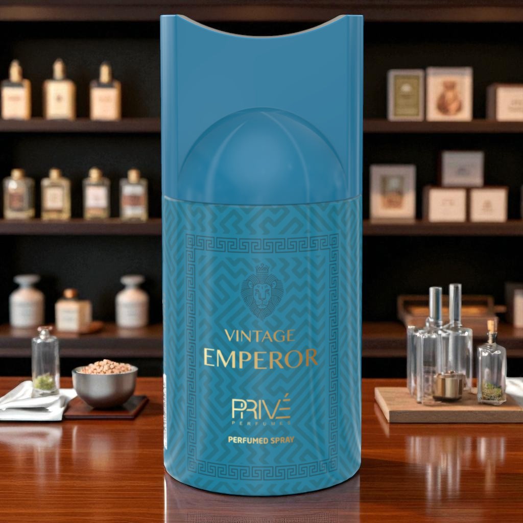 PRIVE VINTAGE EMPEROR Perfume Deodorant 250ML – 6 Pack