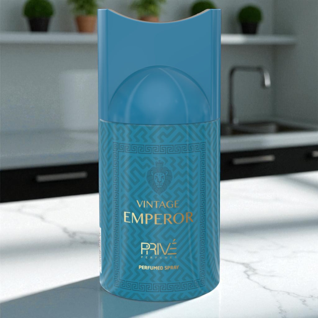 PRIVE VINTAGE EMPEROR Perfume Deodorant 250ML – 6 Pack