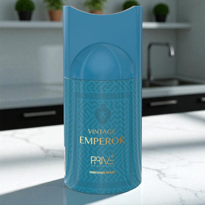 PRIVE VINTAGE EMPEROR Perfume Deodorant 250ML – 6 Pack