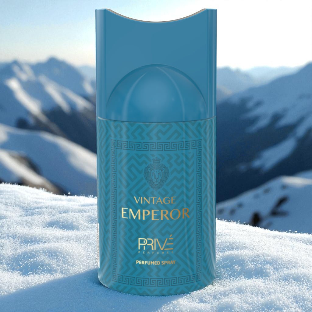 PRIVE VINTAGE EMPEROR Perfume Deodorant 250ML – 6 Pack