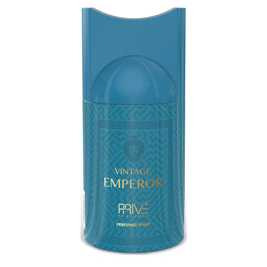 PRIVE VINTAGE EMPEROR Perfume Deodorant 250ML – 6 Pack
