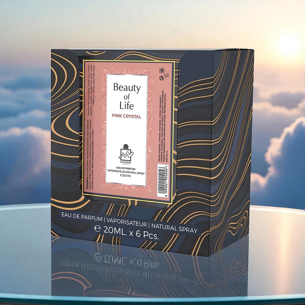 MILESTONE Beauty of Life Eau De Parfum 5x 20ml Plus 1 Free Tester
