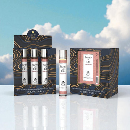 MILESTONE Beauty of Life Eau De Parfum 5x 20ml Plus 1 Free Tester