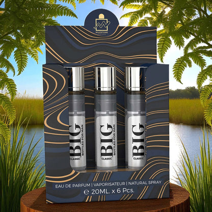 MILESTONE Big Bottled Classic (Pour Homme) Eau De Parfum 5x 20ml Plus 1 Free Tester