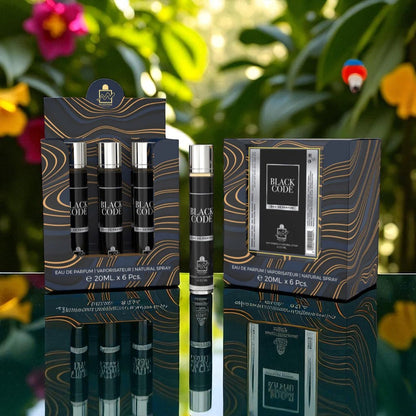 MILESTONE Black Code (Pour Homme) Eau De Parfum 5x 20ml Plus 1 Free Tester