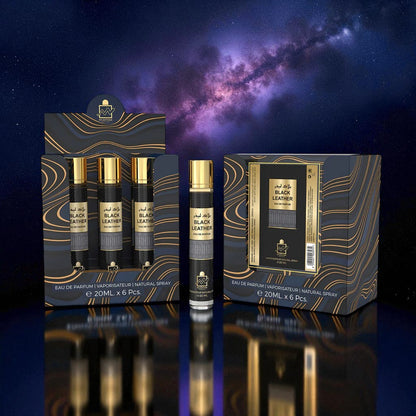 Milestone Black Leather Eau De Parfum 5x 20ml Plus 1 Free Tester
