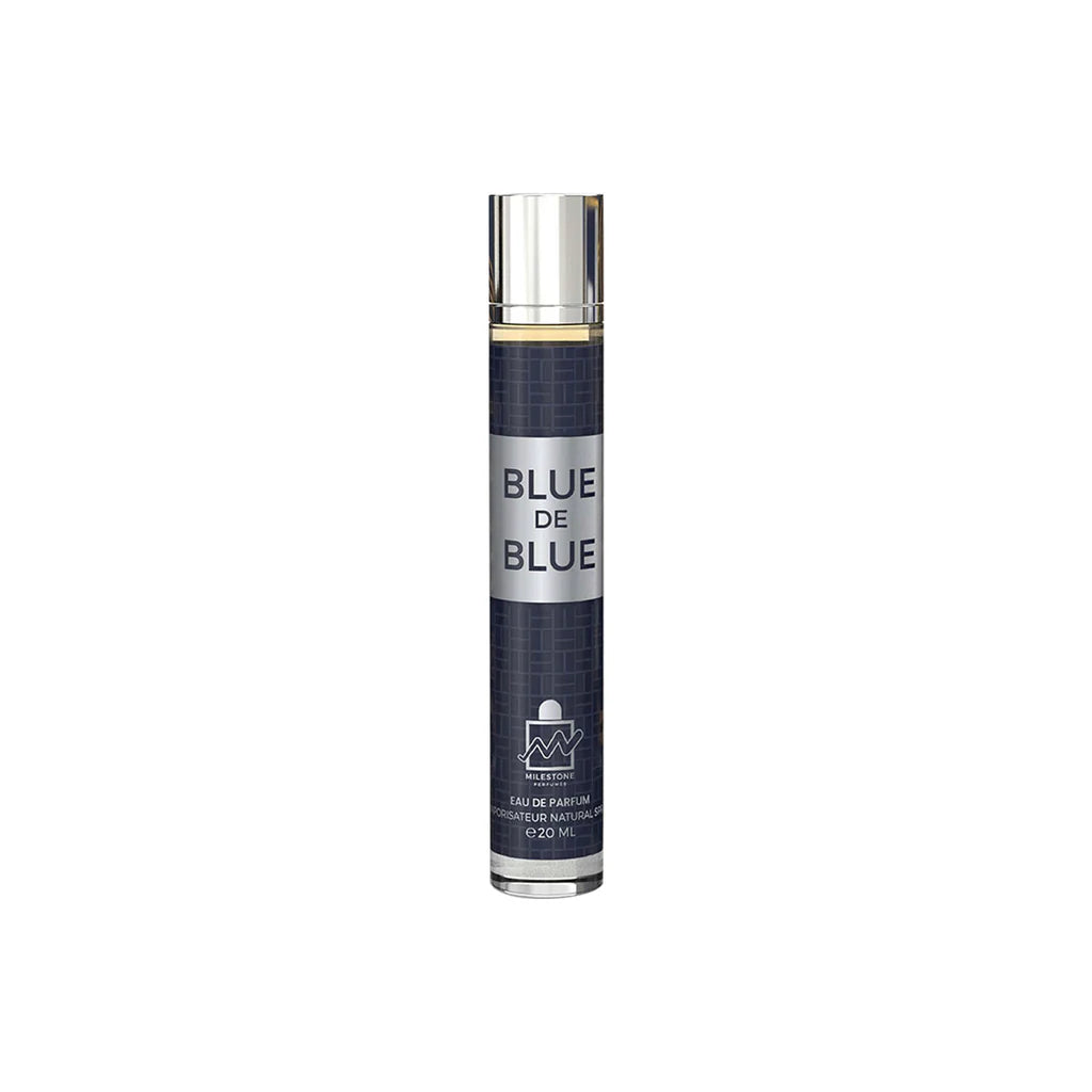 MILESTONE Blue de Blue (Pour Homme) Eau De Parfum 5x 20ml Plus 1 Free Tester