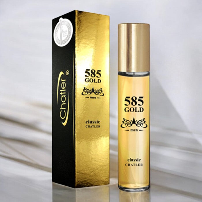 CHATLER 585 Gold Classic Men Eau De Parfum 5 x 30ml Plus 1 free tester