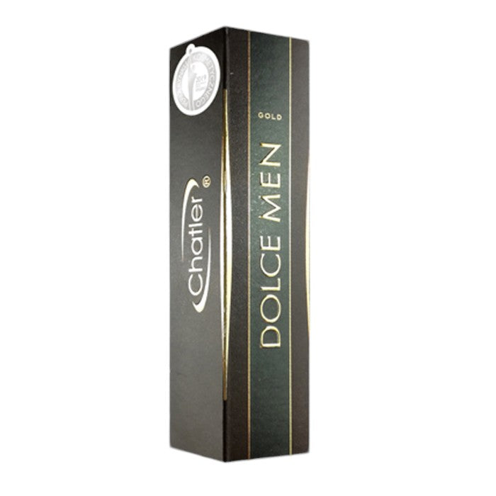 CHATLER Dolce Men Gold Eau De Parfum 5 x 30ml Plus 1 free tester