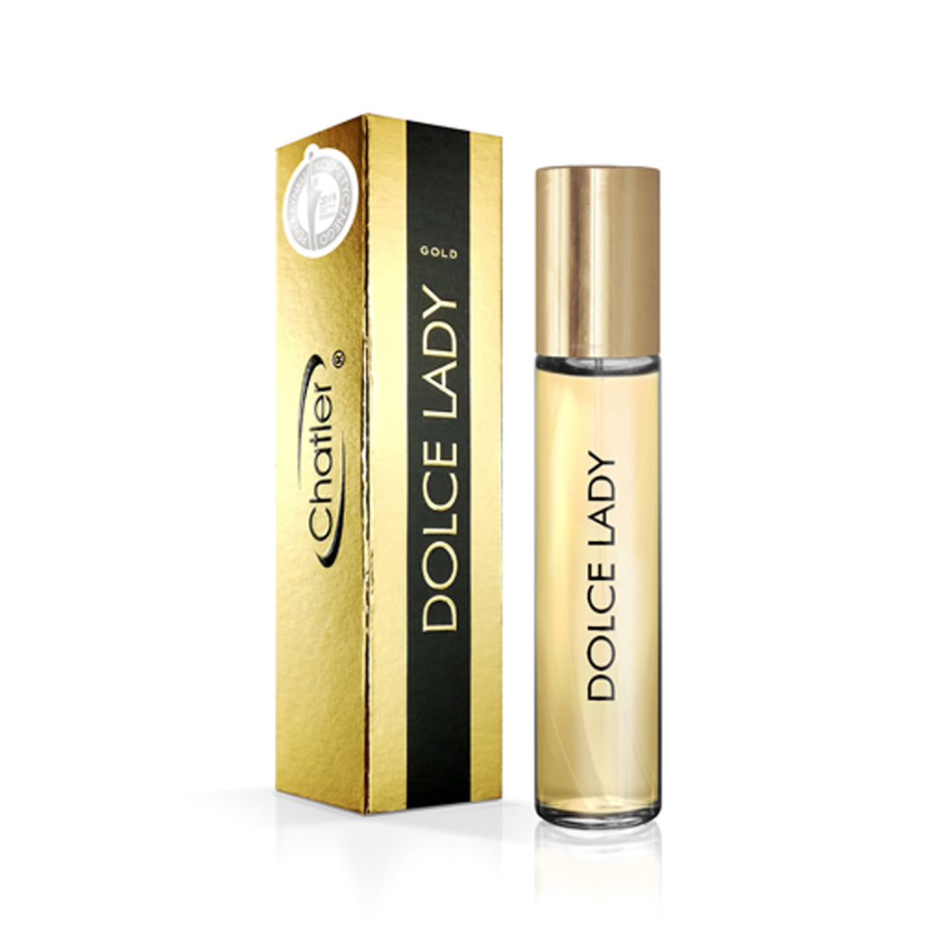 CHATLER Dolce Lady Gold Eau De Parfum 5 x 30ml Plus 1 free tester