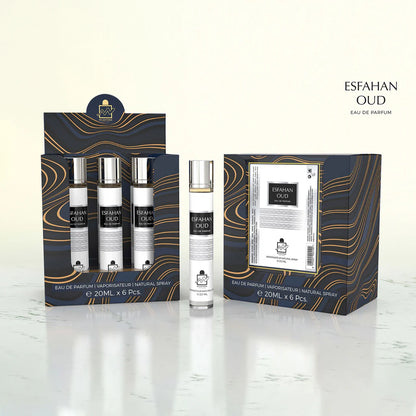 MILESTONE Esfahan Oud (Unisex) Eau De Parfum 5x 20ml Plus 1 Free Tester
