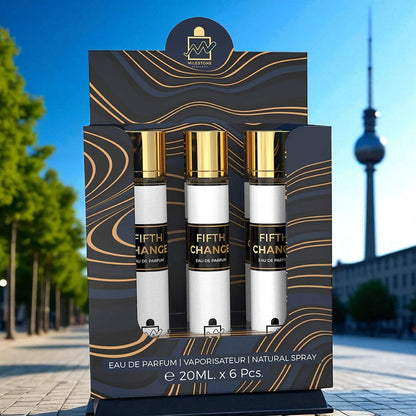 MILESTONE FIFTH CHANGE (Pour Femma) Eau De Parfum 5x 20ml Plus 1 Free Tester