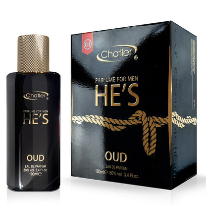 CHATLER HE'S OUD 100ML Eau De Parfum (UNISEX)