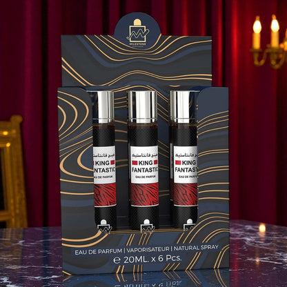 MILESTONE King Fantastic Unisex Eau De Parfum 5x 20ml Plus 1 Free Tester