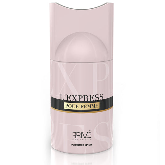 PRIVE L'EXPRESS Perfume Deodorant 250ML – 6 Pack