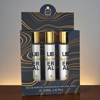 MILESTONE Liberal (Pour Femme) Eau De Parfum 5x 20ml Plus 1 Free Tester