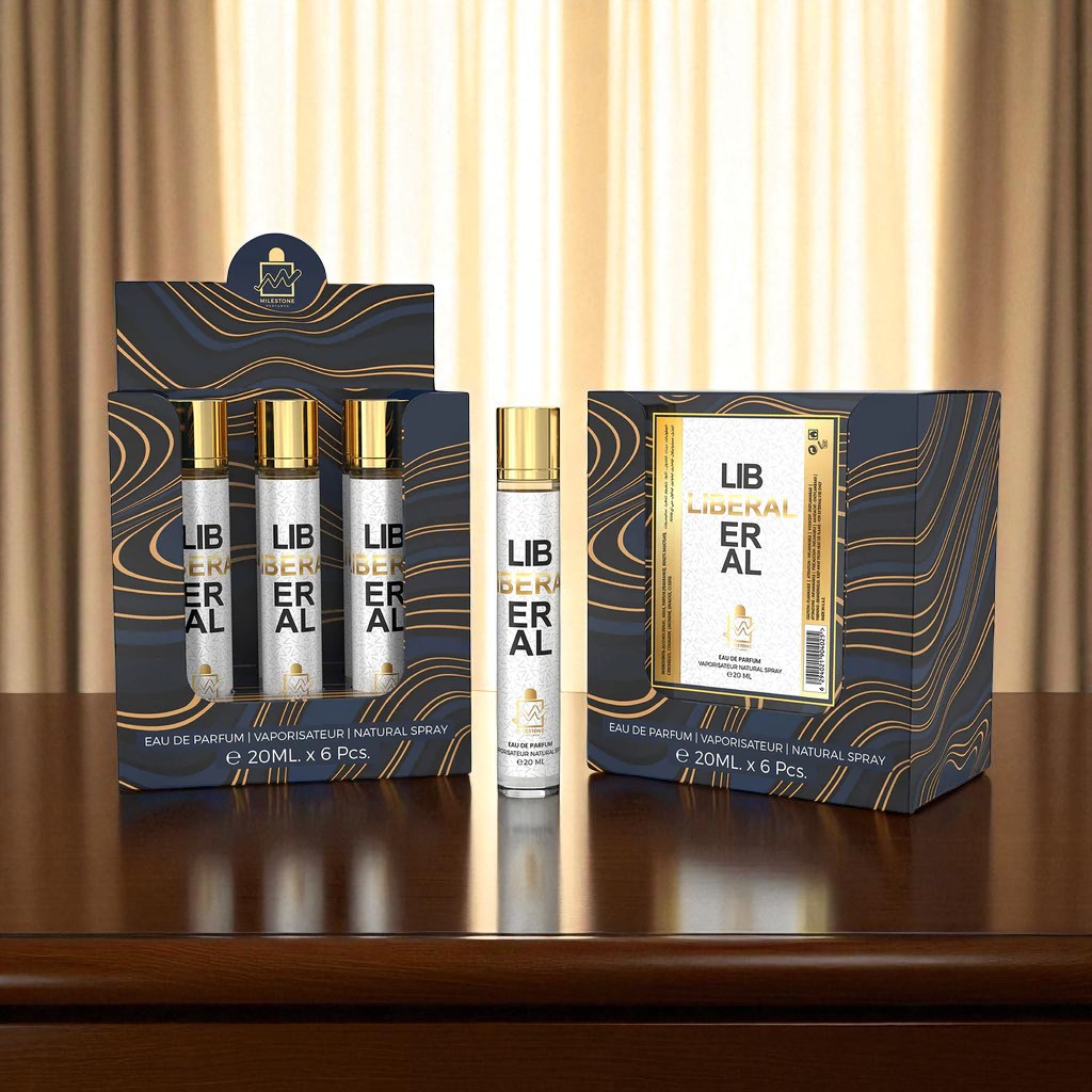 MILESTONE Liberal (Pour Femme) Eau De Parfum 5x 20ml Plus 1 Free Tester